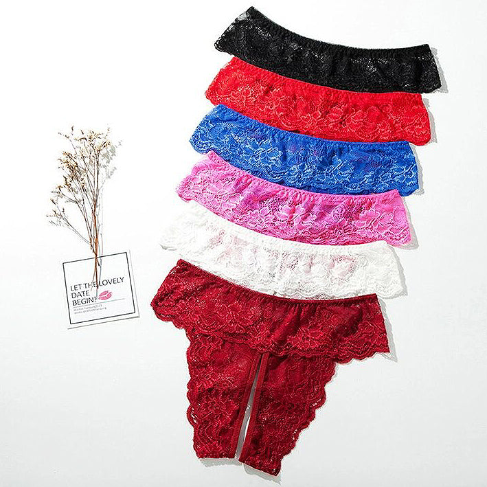 On Live Packing - Beautiful Lingeries Panties  - 4pcs a bundle
