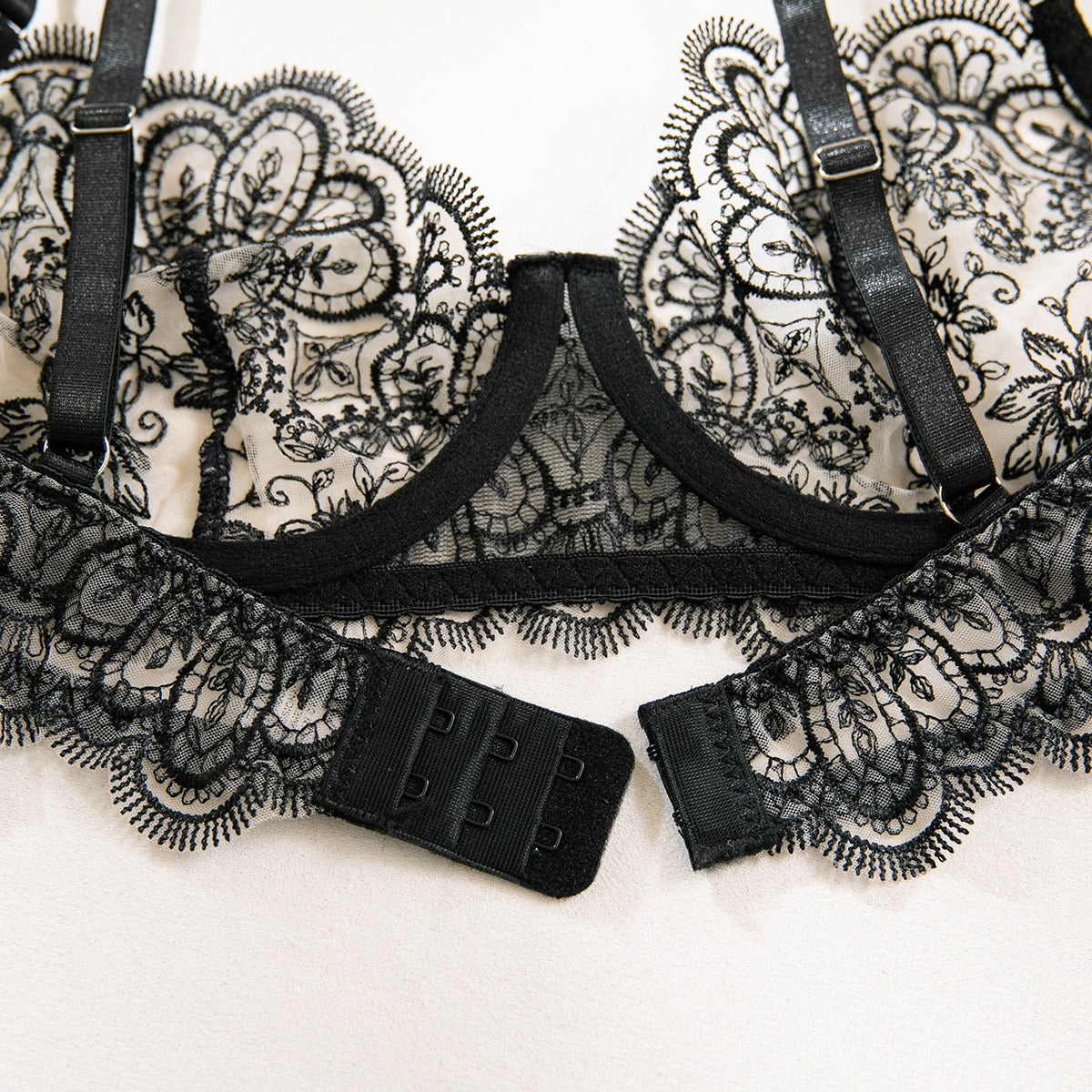 Women Lingerie Sets Lace Lingerie Set Bra and Panty Sets with Garter Belt Babydoll Teddy