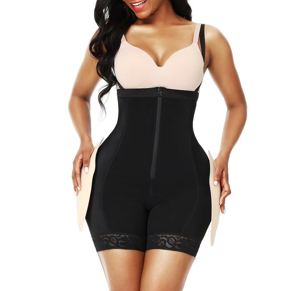 High Back Zipper Faja Shapewear