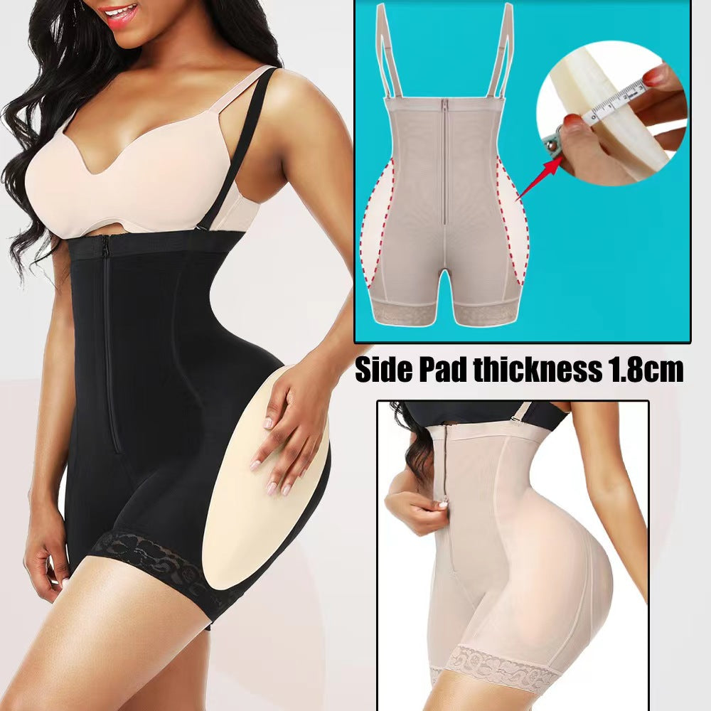 High Back Zipper Faja Shapewear