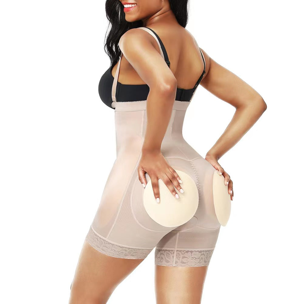 High Back Zipper Faja Shapewear