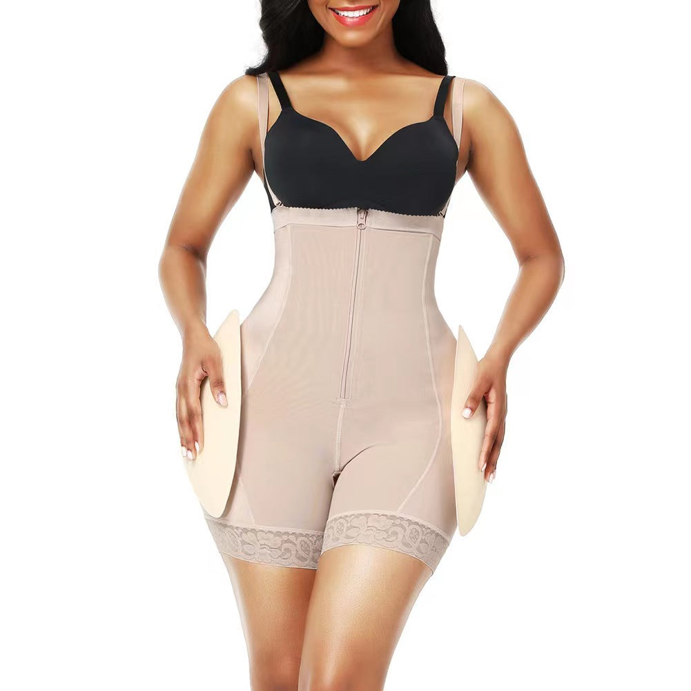 High Back Zipper Faja Shapewear