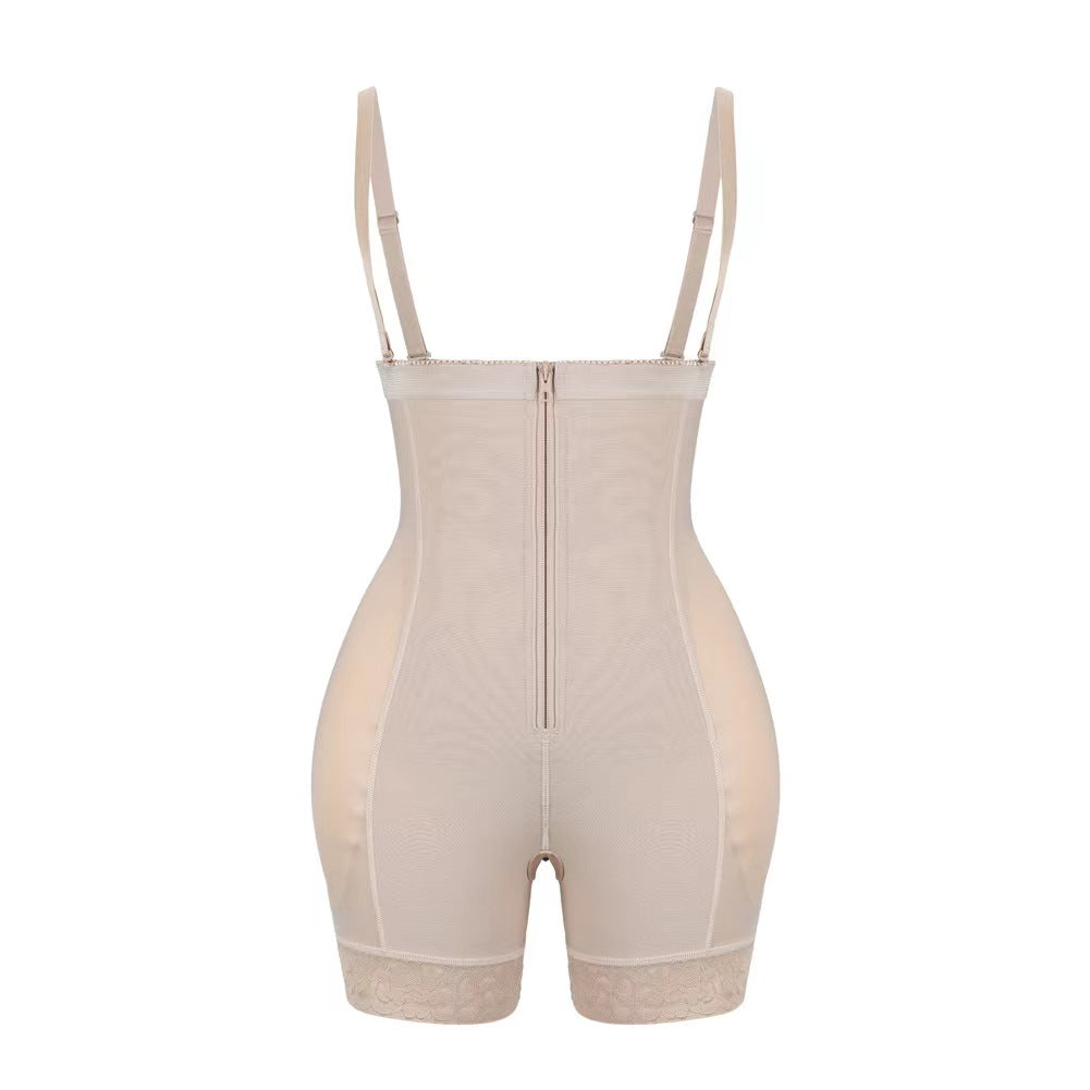 High Back Zipper Faja Shapewear